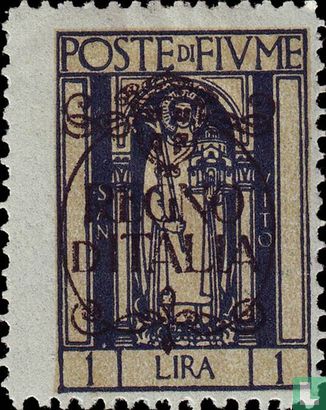 Saint Vitus, with overprint