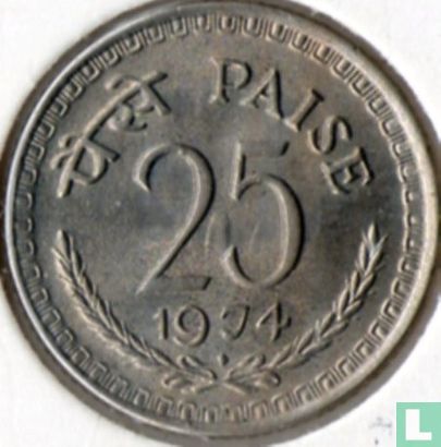India 25 paise 1974 (Bombay) - Afbeelding 1