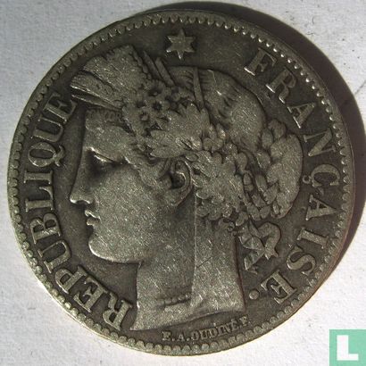 Frankreich 2 Franc 1881 - Bild 2