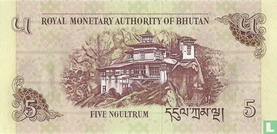 Bhutan 5 Ngultrum 2011 - Image 2