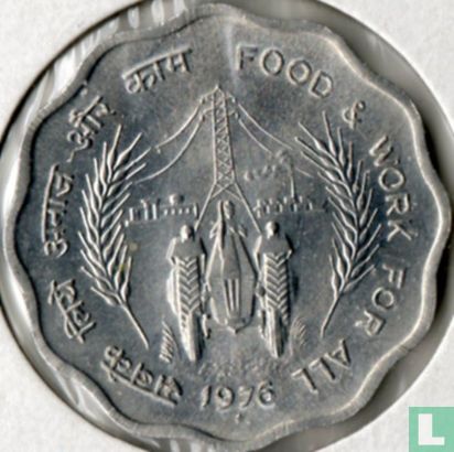 India 10 paise 1976 (Bombay) "FAO" - Image 1