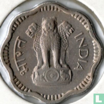 India 10 naye paise 1958 (Bombay) - Image 2