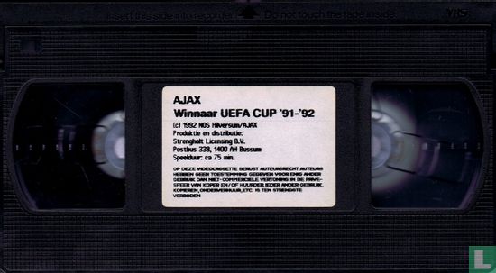 Ajax Winnaar UEFA Cup '91/'92 - Afbeelding 3