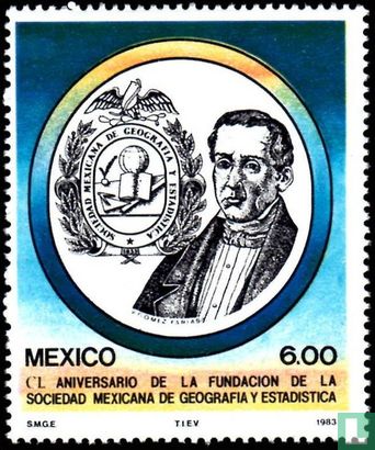 150-jähriges Bestehen der geographischen Zuordnung von Mexiko