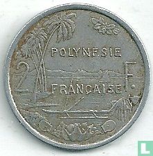 French Polynesia 2 francs 1977 - Image 2