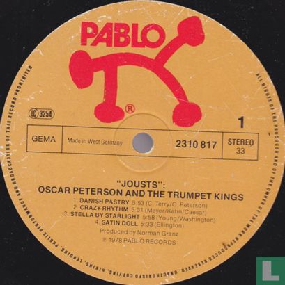 "Jousts" Oscar Peterson and the trumpet kings - Afbeelding 3