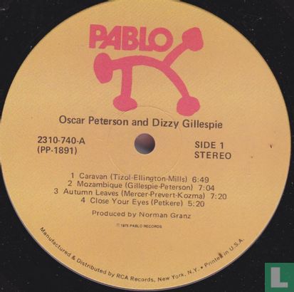 Oscar Peterson & Dizzy Gillespie  - Afbeelding 3