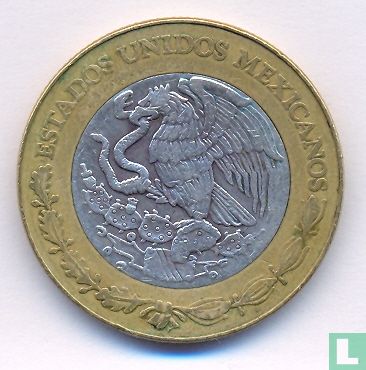 Mexico 10 nuevos pesos 1993 - Afbeelding 2