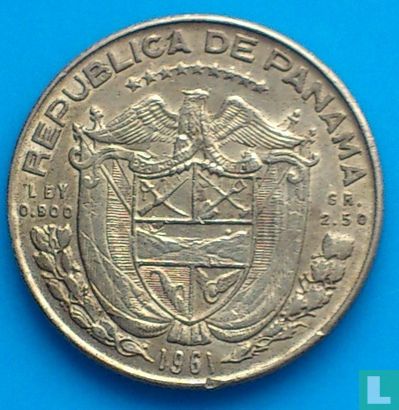 Panama 1/10 balboa 1961 - Image 1