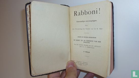 Rabboni! - Eenvoudige overwegingen - Image 1