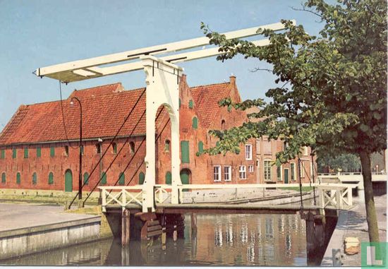 Groeten uit Franeker - Vliet met Vlietserbrug