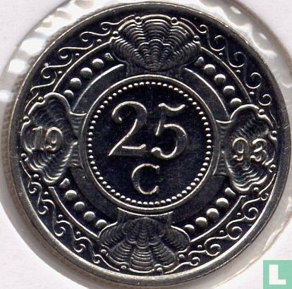 Niederländische Antillen 25 Cent 1993 - Bild 1