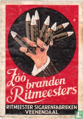 Zóó branden Ritmeesters - Ritmeester Sigarenfabrieken Veenendaal