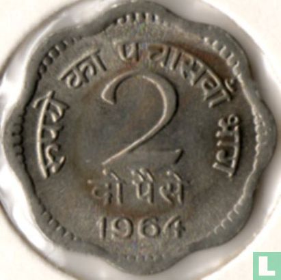 India 2 paise 1964 (Calcutta) - Afbeelding 1