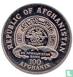 Afghanistan 100 afghanis 1990 (PROOF) "World Football Championships from Italy to USA" - Afbeelding 2