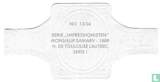 Monsieur Samary - 1889 - H. de Toulouse Lautrec - Afbeelding 2