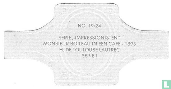Monsieur Boileau in een café - 1893 - H. de Toulouse Lautrec - Image 2