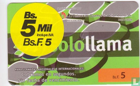 Solollama Oranje +5Bs