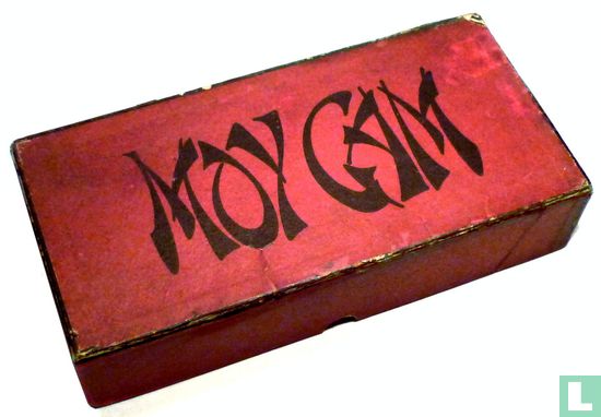 Mah Jongg Amerikaans Algemeen Rode kartonnen langwerpige doos 'Moy Gam' - Afbeelding 1