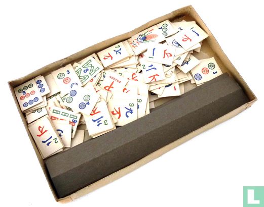 Mah Jongg Amerikaans Algemeen Kartonnen platte doos met kartonnen latten 'Moy Goon' - Image 2