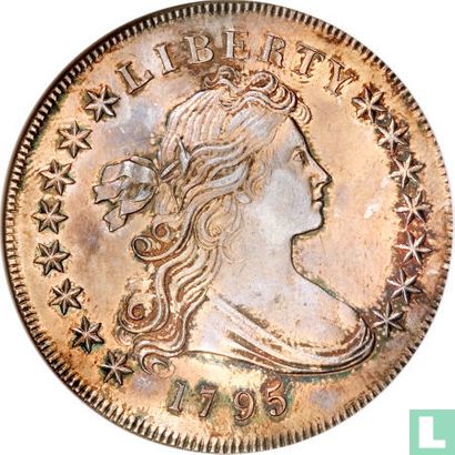 United States 1 dollar 1795 (Draped bust - type 1) - Image 1