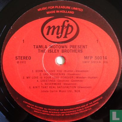 Tamla Motown Presents the Isley Brothers - Afbeelding 3