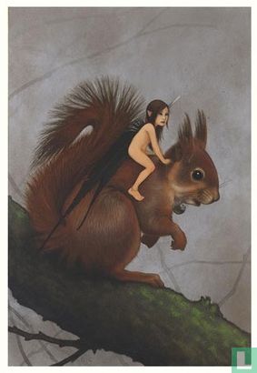 Fée sur écureuil