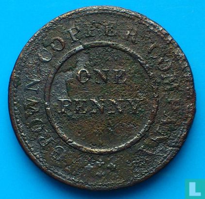 Groot Brittannië 1 Penny Token 1811 "Crown Copper Company" - Image 2