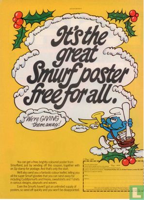  It's the great Smurf poster free for all