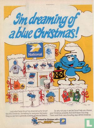 I'm dreaming of a blue Christmas!
