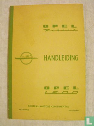 Handleiding Opel 1200 - Afbeelding 1