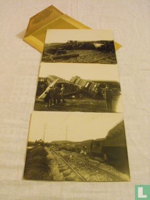 Mapje met originele foto's van het spoorwegongeluk bij "De Vink" - Image 1