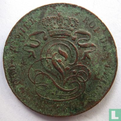 Belgium 2 centimes 1860 - Image 1
