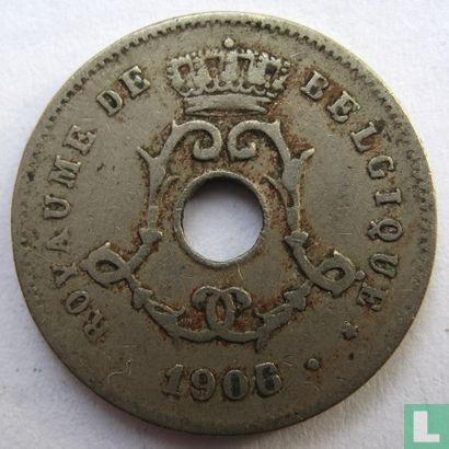 Belgium 5 centimes 1906/05 (FRA) - Image 1