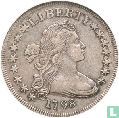 United States 1 dollar 1798 (type 2) - Image 1