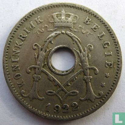 Belgium 5 centimes 1922/12 (NLD) - Image 1