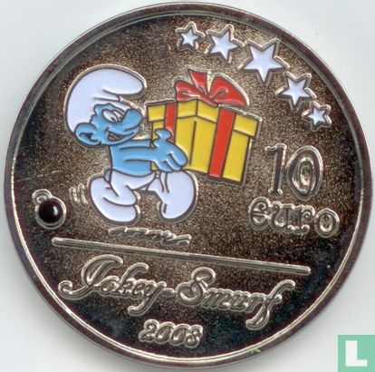 België 10 euro 2008 "Jokey Smurf" - Afbeelding 1