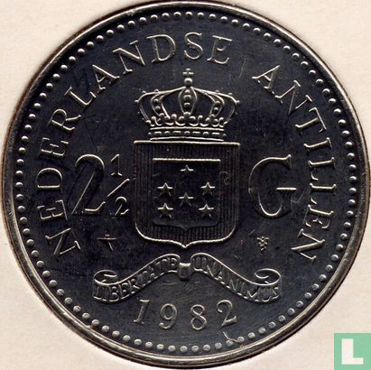 Niederländische Antillen 2½ Gulden 1982 - Bild 1
