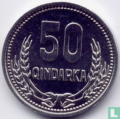 Albanië 50 qindarka 1988 - Afbeelding 2
