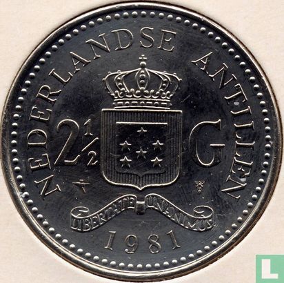Antilles néerlandaises 2½ gulden 1981 - Image 1