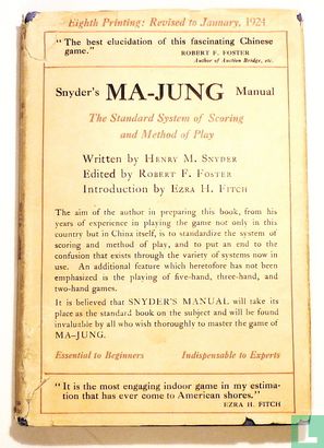 Snyder's Ma-Jung Manual - Afbeelding 2