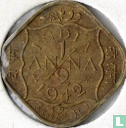 British India ½ anna 1942 (Bombay) - Image 1