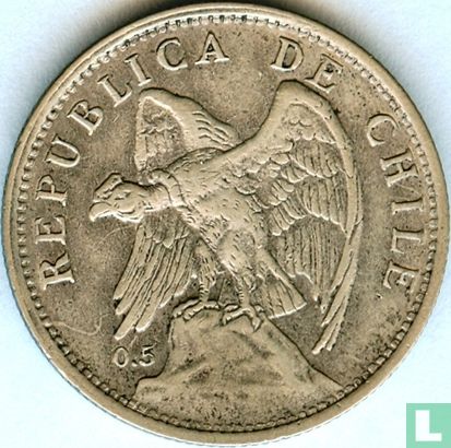 Chile 1 Peso 1924 - Bild 2