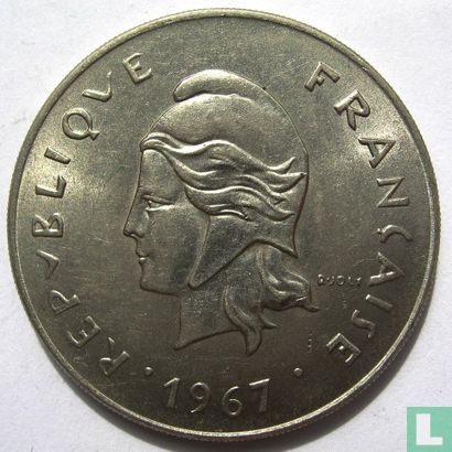New Caledonia 50 francs 1967 - Image 1