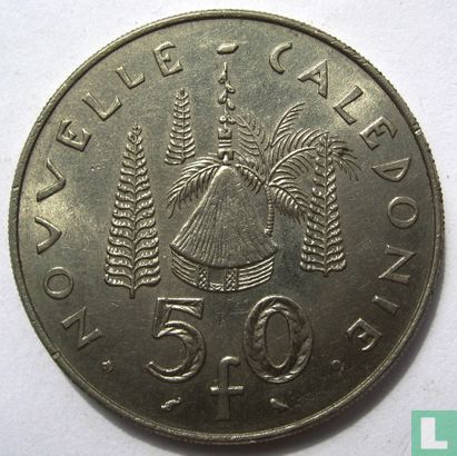 New Caledonia 50 francs 1967 - Image 2