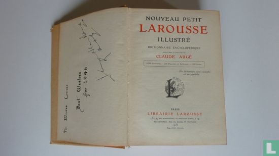 Nouveau Petit Larousse Illustré - 1933 - Bild 2