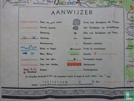 Toeristenkaart van België 1936 - Bild 3