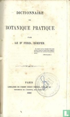 Dictionnaire de botanique pratique - Afbeelding 3