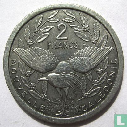 New Caledonia 2 francs 1977 - Image 2