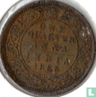 Inde britannique ¼ anna 1885 - Image 1